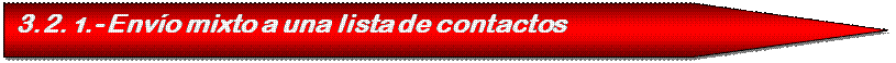 Pentagon: 3.2. 1.- Env�o mixto a una lista de contactos